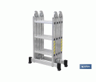 ESCALERA MULTIUSOS ALUMINIO 4 x 3 PELDAÑOS Y 3,25 M