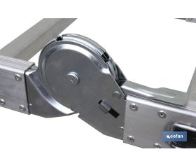 ESCALERA MULTIUSOS ALUMINIO 4 x 3 PELDAÑOS Y 3,25 M