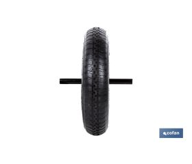 RUEDA CARRETILLA OBRA NEUMATICA C/VARILLAS