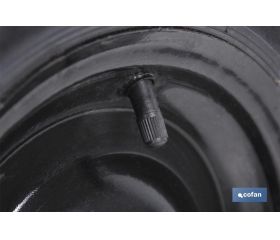 RUEDA CARRETILLA OBRA NEUMATICA C/VARILLAS