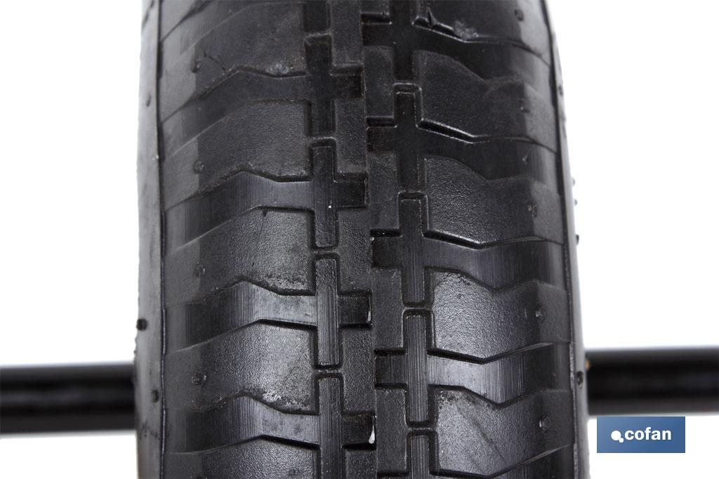 RUEDA CARRETILLA OBRA NEUMATICA C/VARILLAS