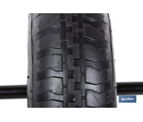 RUEDA CARRETILLA OBRA NEUMATICA C/VARILLAS