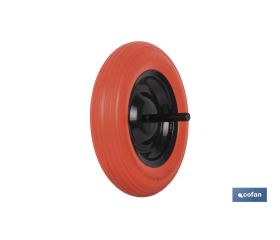 Rueda impinchable de obra | Con varillas Ø 20 mm | Para pesos de 140 kg