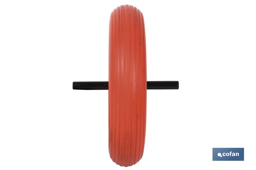 RUEDA CARRETILLA OBRA IMPINCHABLE C/VARILLAS