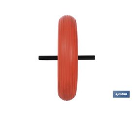 RUEDA CARRETILLA OBRA IMPINCHABLE C/VARILLAS