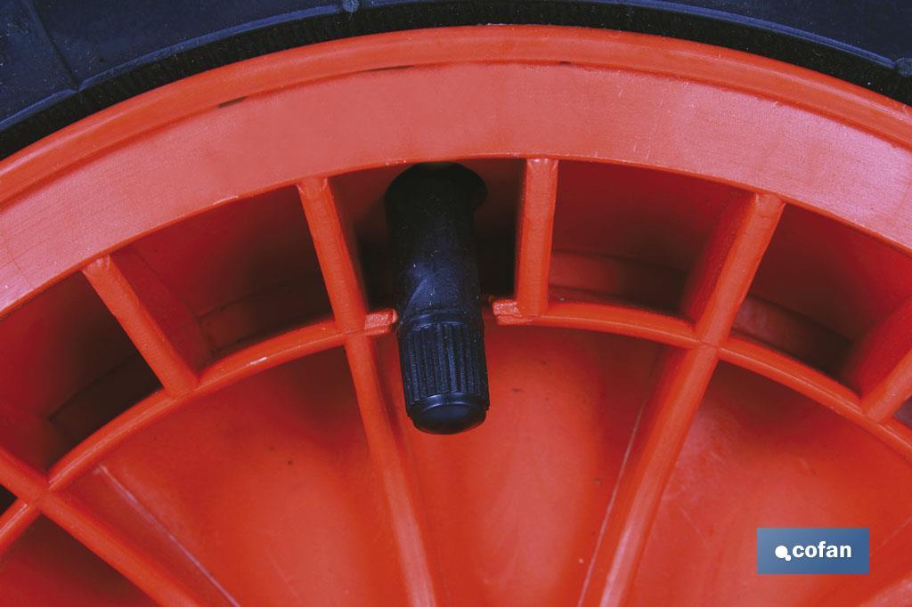 RUEDA CARRET. OBRA LLANTA ABS NEUMATICA