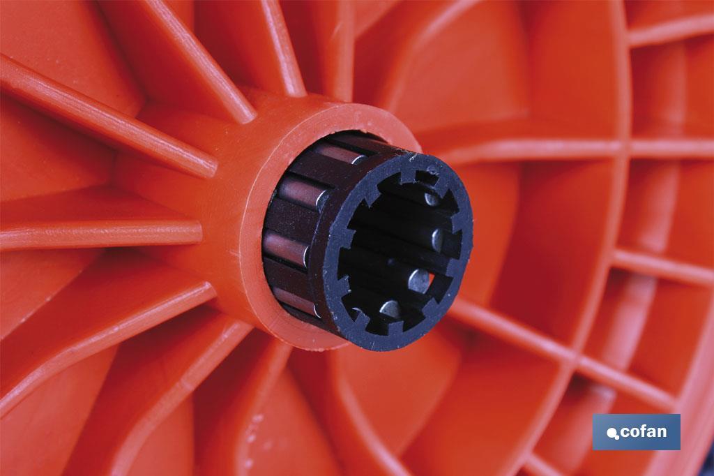 RUEDA CARRET. OBRA LLANTA ABS NEUMATICA