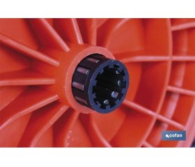 RUEDA CARRET. OBRA LLANTA ABS NEUMATICA