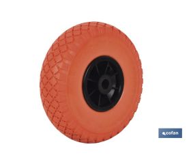 Rueda para carretilla de almacén | Con rodamiento | Fabricada con llanta de ABS impinchable