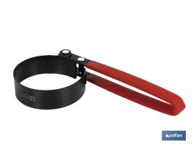Llave ajustable para filtros de aceite | Con medidas desde  60 hasta 110 mm | Llave de filtros de fleje ajustable