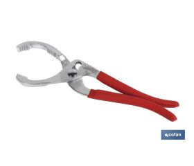 Llave ajustable para filtros de aceite| Con banda de fleje y efecto carraca | Para medidas de diámetro desde 60 mm hasta 110 mm