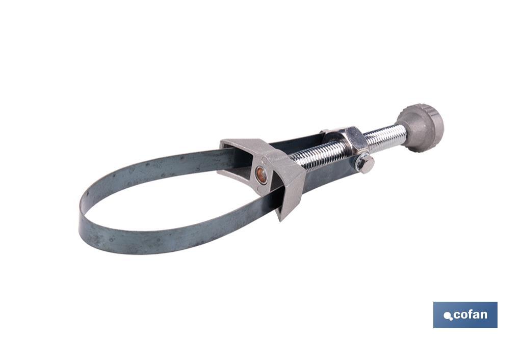 LLAVE DE FILTRO DE ACEITE FLEJE 65-105 MM