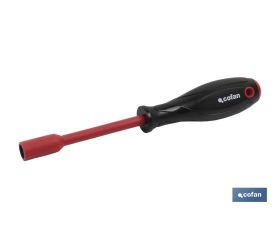 Destornillador 1000 V Aislado | Con punta de vaso hexagonal | SW 4 - 13 mm