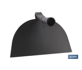 Raedera metálica para usar en construcción | Herramienta para remover y esparcir hormigón | Peso de la raedera de 1084 g