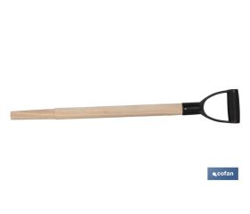Mango de madera para pala | Mango ligero y agradable al tacto | Medida del mango: 55 cm