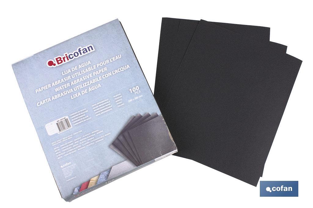 LIJA AL AGUA GRANO 100 (230X280MM)