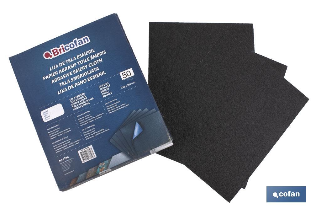 PLIEGO TELA ESMERIL METAL G.40 (230X280)