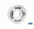Rollo de cinta PTFE | Varias Medidas | Envases de 10 uds