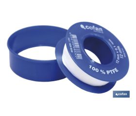 ROLLO 12 MTS CINTA PTFE DE 12mm X 0,10mm