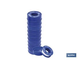 Rollo de cinta PTFE | Varias Medidas | Envases de 10 uds