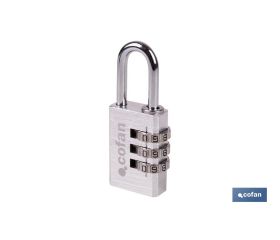Candado de combinación con 3 dígitos | Seguridad para uso diario