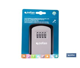 CAJA DE SEGURIDAD CON COMBINACIÓN MODIFICABLE PARA LLAVES