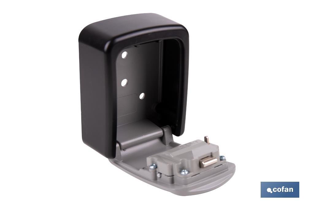 CAJA DE SEGURIDAD CON COMBINACIÓN MODIFICABLE PARA LLAVES