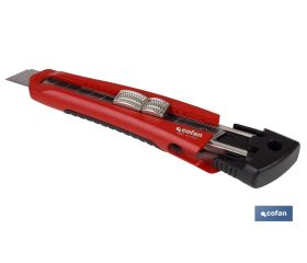 CUTTER HOJA PARTIBLE 18MM CUERPO ZAMAK