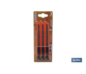 PACK 3 CUTTERS ABS EN BLISTER HOJA 9 MM