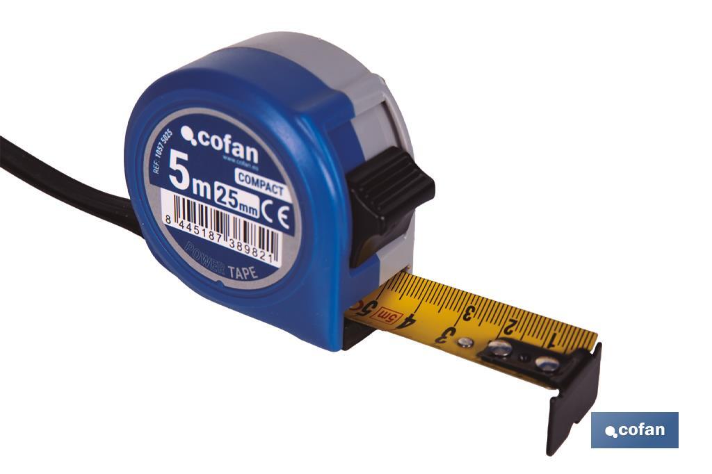 FLEXÓMETRO ESTÁNDAR 25 MM X 5 M