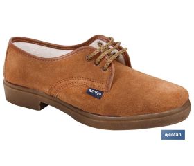 Zapato de Trabajo | Piel de Serraje | Modelo Estero | Suelo de Caucho