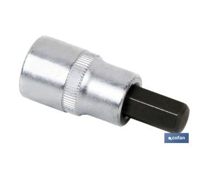 Llave de vaso de 1/4 | Fabricada en acero al cromo vanadio de alta calidad | Con punta Allen H8