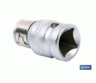 Adaptador de carraca para puntas 5/6 | Fabricado en acero al cromo vanadio | Medidas del adaptador de 3/8