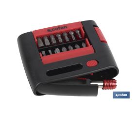 SET PUNTAS  PH, PZ, TORX, SL, HEX  (27 pcs.)