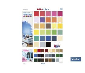 Carta de colores de pintura | Paleta de colores para lacados, maderas, pinturas y productos de decoración