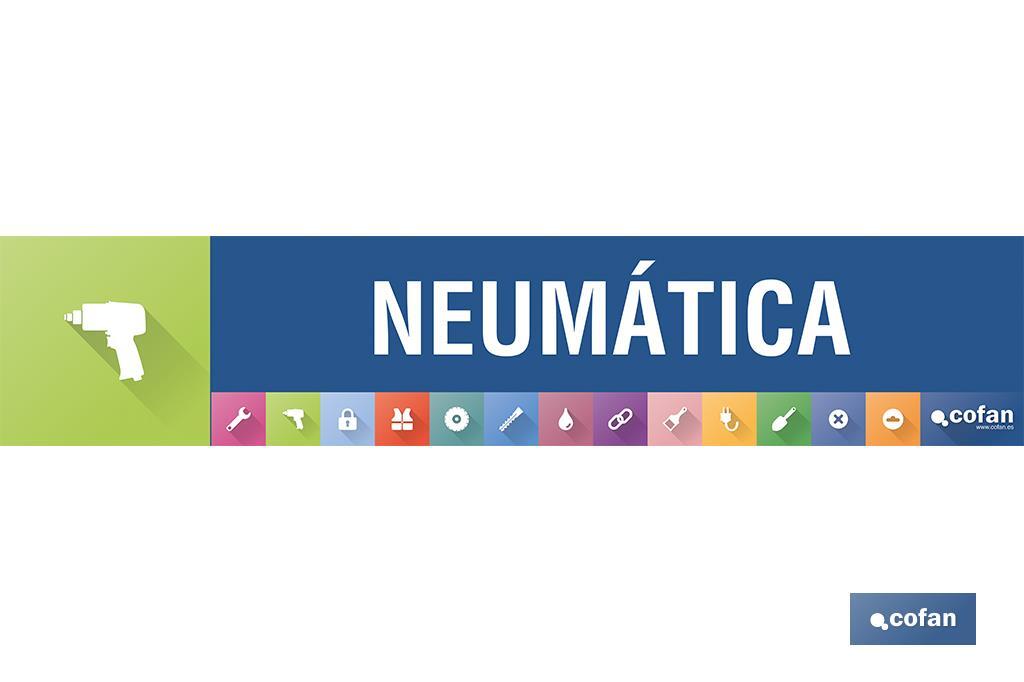 SEÑALETICA IMANTADA PARA EXPOSITOR 975 X 200 MM - NEUMÁTICA