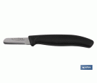 Cuchillo de Recolección | Pack de 12 Unidades | Punta redonda | Medida de la hoja 45 mm | Mango de Color negro