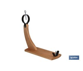 Jamonero Góndola | Modelo Reserva | Fabricado en Madera | Medidas 37,5 x 16,8 x 60 cm