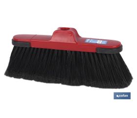 Cepillo de Barrer | Modelo Yemina | Con Protectores de caucho en ambos laterales | Cepillo para interiores