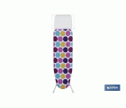 FUNDA ACOLCHADA PARA TABLA DE PLANCHAR 135X53 CIRCULOS