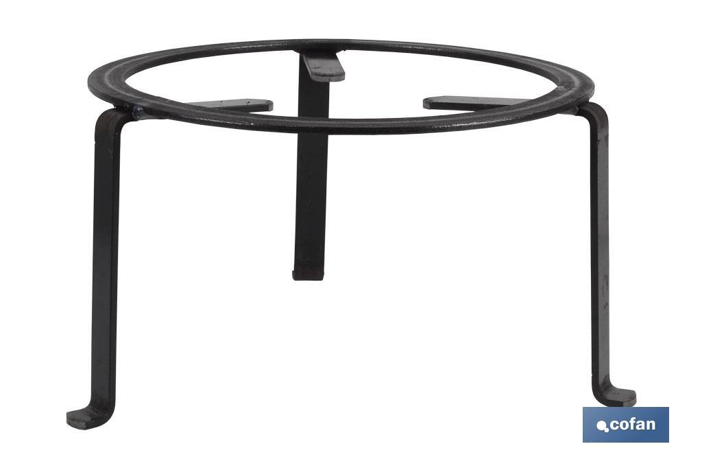 TRÉBEDE DE FORJA REDONDA Ø35cm