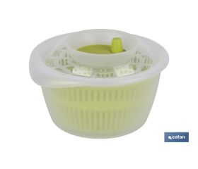 Centrifugador de Verduras | Modelo Udai | En color Verde Claro | Fabricado en Polipropileno | Medidas 27 x 18 cm