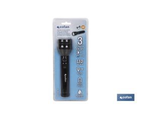 LINTERNA ALUM. HIGH POWER LED 140Lm Ø 5 x23cm