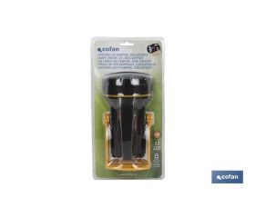 LINTERNA LED CAMPING EN ABS Y GOMA