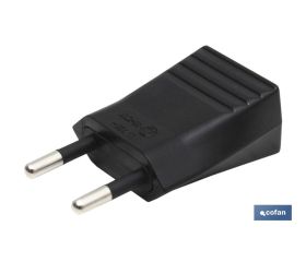 CLAVIJA BIPOLAR NEGRO (10A-250V)