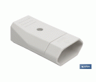 Base enchufe bipolar aérea | Color blanco | 10 A - 250 V
