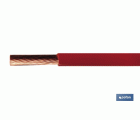 Rollo Cable Eléctrico de 100 m | H07V-K | Sección 1 x 1,5 mm2 | Color rojo