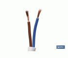 Rollo Cable Eléctrico de 100 m | PVC H05VV-F | Sección 2 x 1 mm2 | Color Blanco