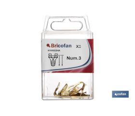 BLÍSTER DE 6 UDS. GANCHO CUELGACUADROS Nº 2 VENTA UNITARIA