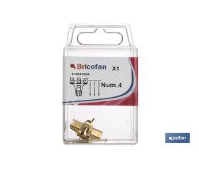 BLÍSTER DE 6 UDS. GANCHO CUELGACUADROS Nº 2 VENTA UNITARIA